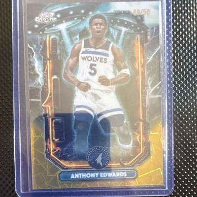 Topps Chrome 2026 Anthony Edwards Minnesota Timberwolves Insert #ET-2 49/50