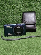 Olympus Digital Camera VR-320 14.0MP Blue Tested And Working With Case