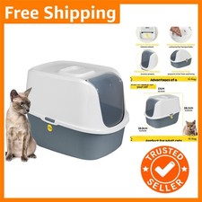 Pet Safe Covered Litter Box with Charcoal Filter - Perfect for Cats of All Sizes