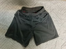 bcg Kids Black Mesh Athletic Shorts Polyester Drawstring Breathable Casual sm