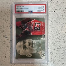 Fleer 1995 Flair Michael Jordan #235 Chicago Bulls PSA 10 Basketball Card