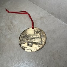 WENDELL AUGUST FORGE CHRISTMAS ORNAMENT, 2017, ALUM, FRESH CUT TREES