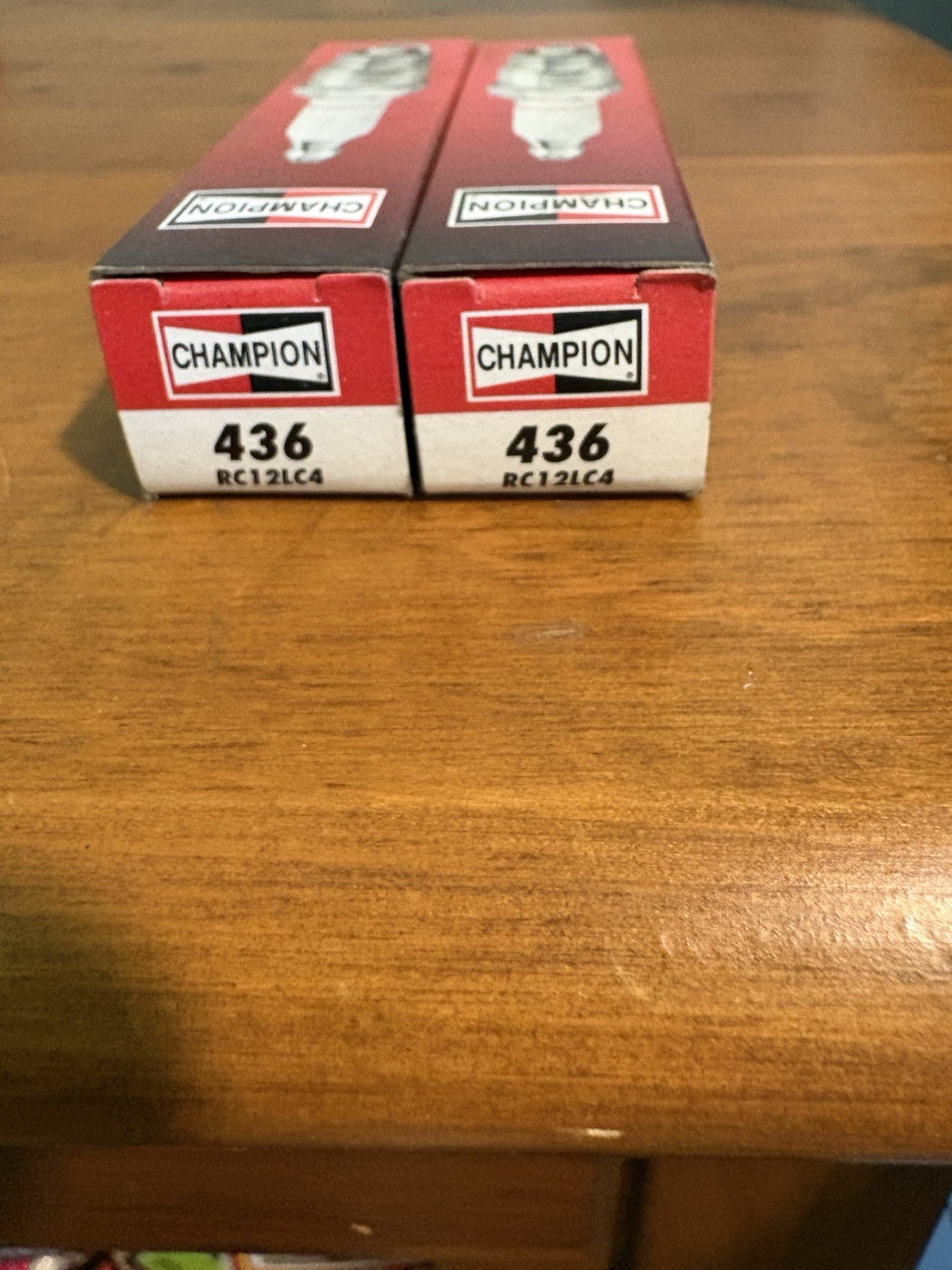 Champion Spark Plug 436. 2 Pack. RC12LC4