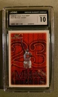 Michael Jordan 99-00 Upper Deck Card MVP #187 CGC 10 GEM MINT