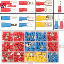 280PCS Crimp Connectors, 2.8Mm 4.8Mm 6.3Mm Male and Female Spade Connector Kit,