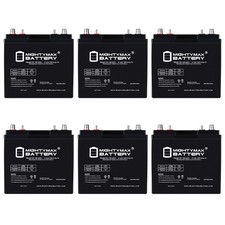 Mighty Max 8V, 180Ah AGM Dual Terminal Replaces Electric Vehicles (EVs) - 6 Pack