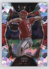 2022 Panini Select Premier Level Cracked Ice Prizm 5/25 Sonny Gray #175 nd3