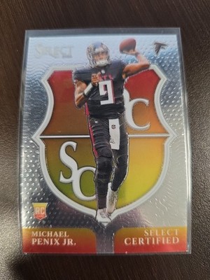 2024 Panini Select - Select Certified Rookies Michael Penix Jr. #9 (RC)