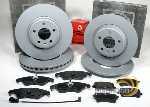 Zimmermann Bremsen Set Ø 350 Mm + Ø 330 Mm Vorne Hinten FüR Porsche Macan 95B-image