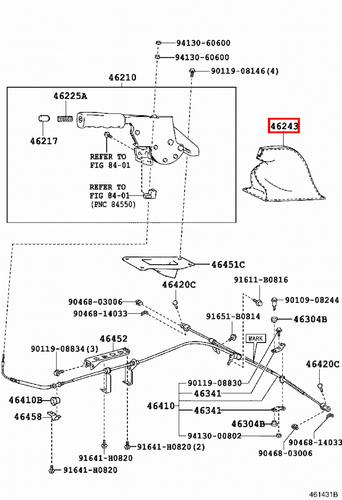 Genuine Toyota LandCruiser 79 78 Series VDJ HZJ Black Handbrake Lever Boot Cover - Picture 9 of 10