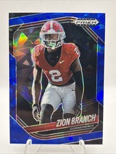 2025 Panini Prizm Black - Zion Branch #178 - Blue Ice /125 J