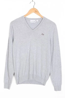 LACOSTE V-Ausschnitt Baumwolle Pullover Sweater Herren Größe 4 / M VR3812 - Bild 1 von 4