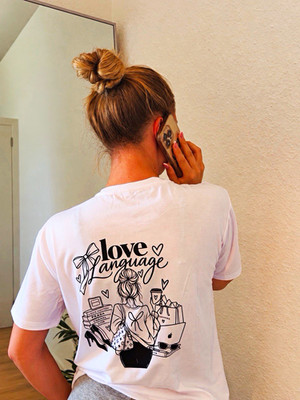 Personalisiertes Love Language T-Shirt | Geschenk für Frauen