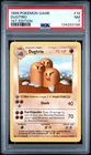 1999 POKEMON BASE SET 1ST EDITION #19 DUGTRIO PSA 7