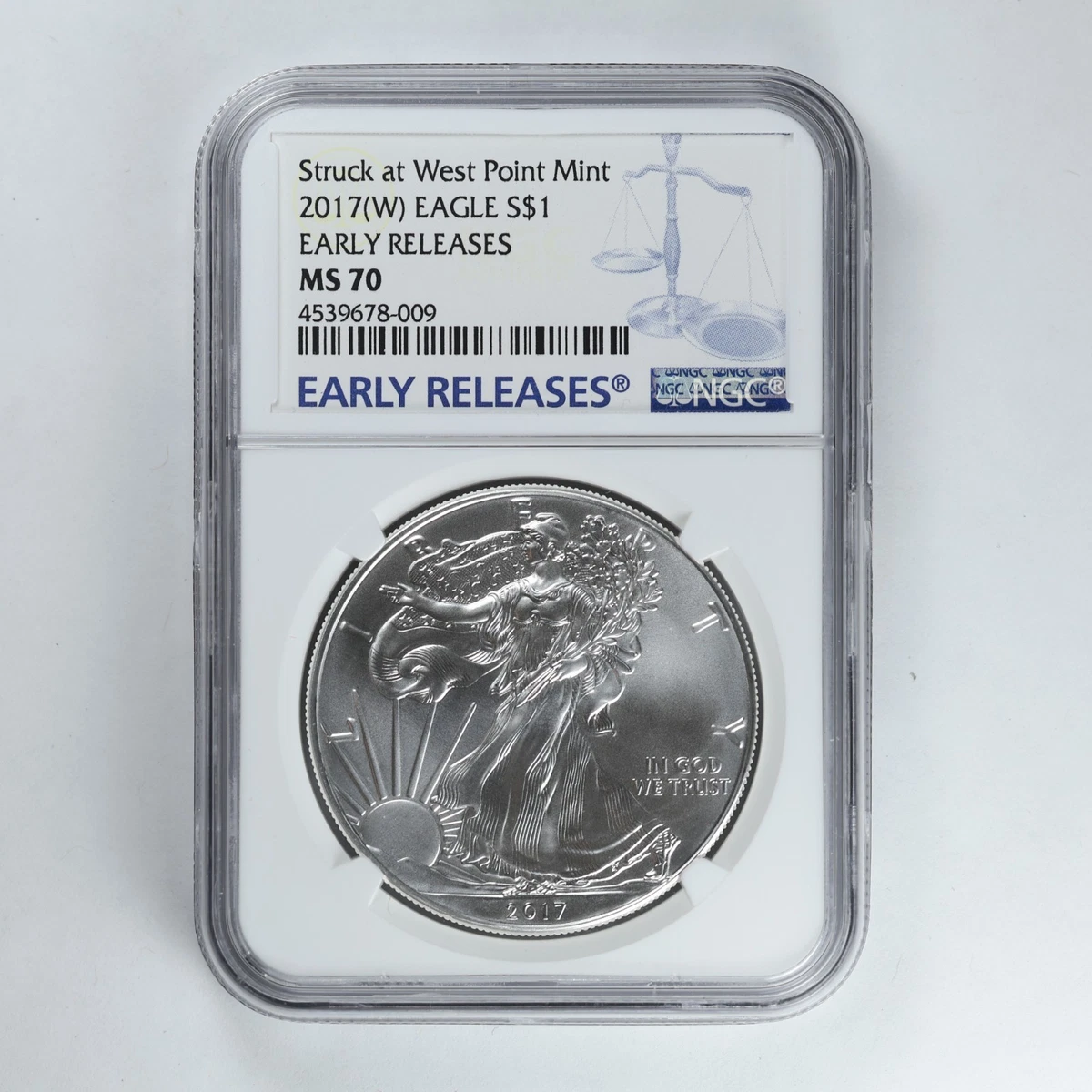 American Eagle MS 70 Graded 2017 Silver Bullion Coins for sale | eBay