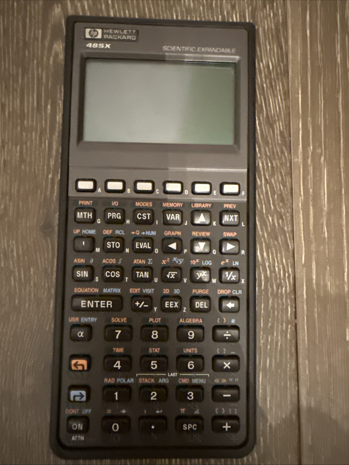 Hewlett Packard 48SX Scientific Expandable Calculator Working Tested