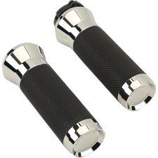 LA Choppers Chrome Grips - LA-7492-01
