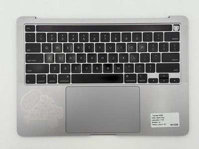 Apple Topcase für MacBook Pro 13'' 2020, A2289, UK, Space Gray