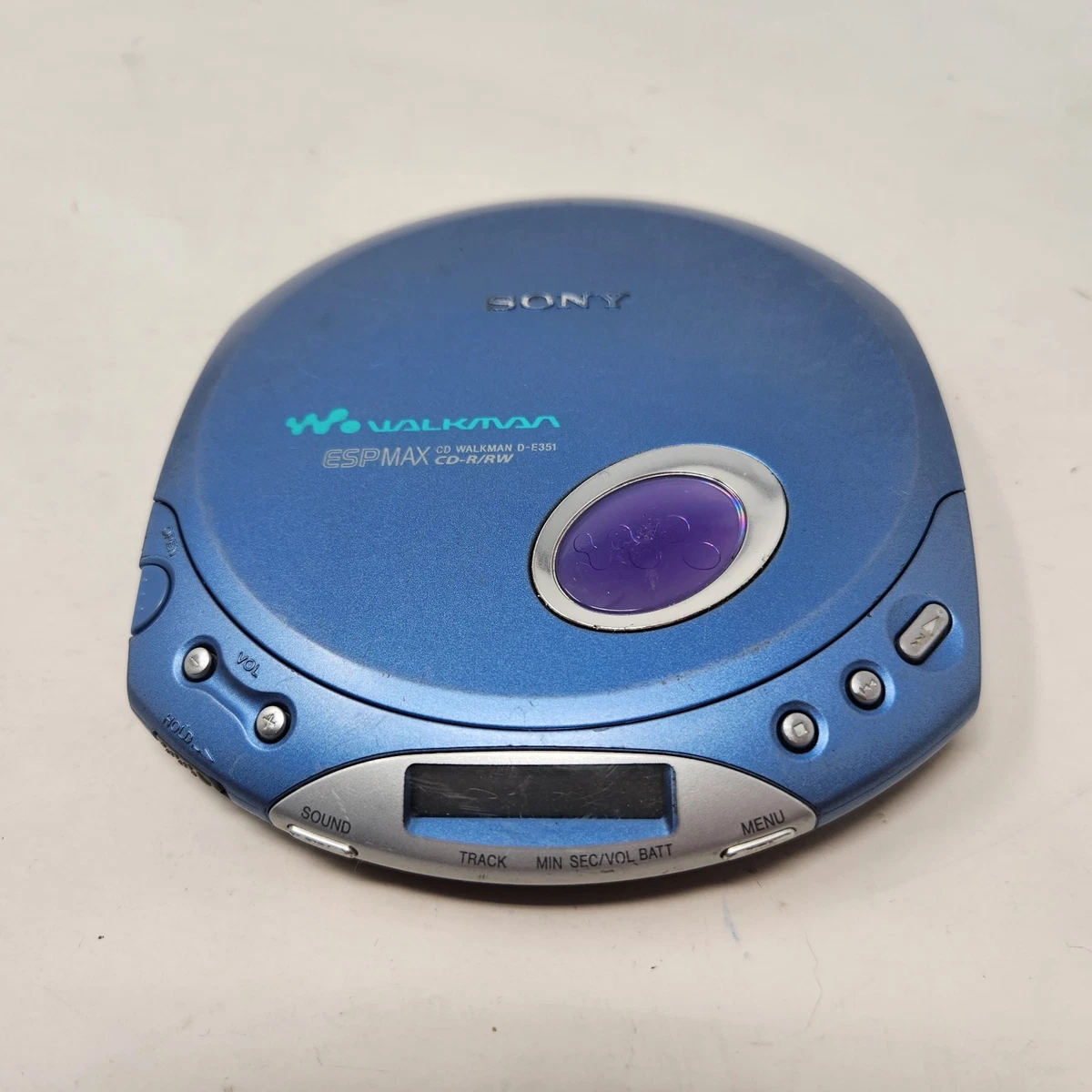 蓝色索尼Discman 个人CD 播放器| eBay