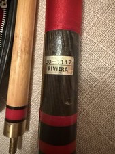VTG Riviera 30-1117 Billiard Cue Stick with Red Wrap With Pouch - Used