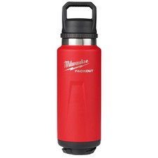 Milwaukee 48-22-8397R PACKOUT 36oz Red Insulated Bottle with Chug Lid