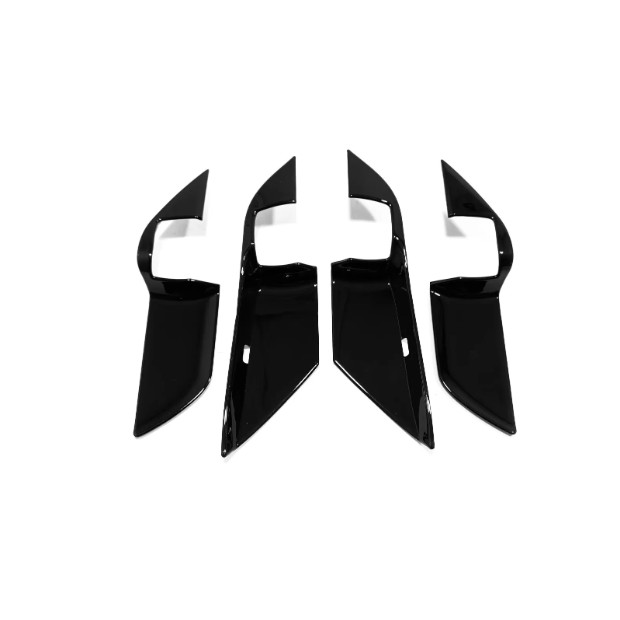 Bright Black Inner Door Handle Bowl Panel Decor Cover For Toyota Camry 2025 2026