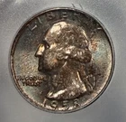 1958 50C MS66 - Washington Silver Quarter ICG - Blue Toner