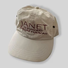 VINTAGE Janet Jackson in Concert From Hawaii Strapback Hat Cap HBO 2002 