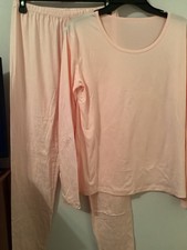 Womens 2 Piece Super Soft Lounge PJ Set in Light Pink