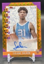 2024-25 Finest Rookie Autographs Gold Geometric #RFATS Tidjane Salaun /50