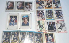 Brett Hull Rookie Card/auto Sharpie O Pee Chee 20 Card Lot More St. Louis Blues 