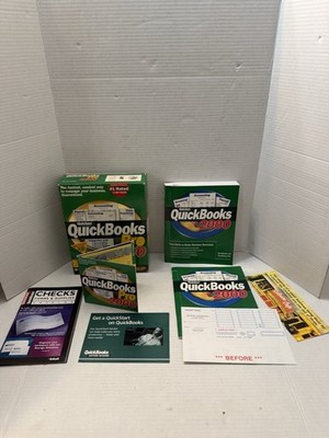 Intuit QuickBooks Pro 2000 Windows Quicken Financial Accounting Software