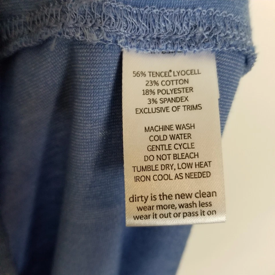 Horny Toad Women Ruffle Hem Skirt Sz XL Blue Pull On Comfort Casual Outdoor - Image 3 of 4