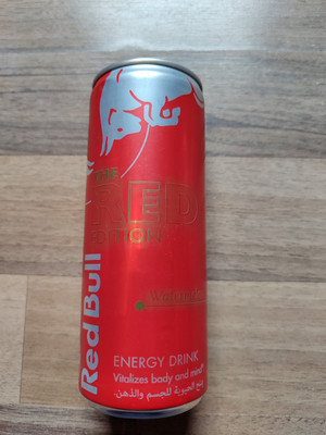 Red Bull The Red Edition Full Full 250ml Can Arab Emirates Watermelon