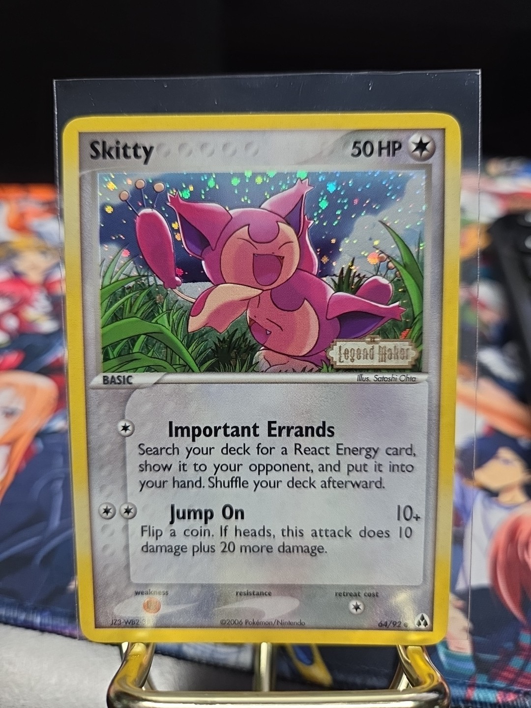 Skitty 64/92 Legend Maker Reverse Holo Nm