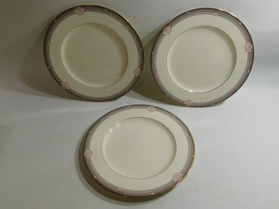 Noritake Bone China Stanford Court 9748 Dinner Plates 10 5/8'' - Lot of 3 - EX