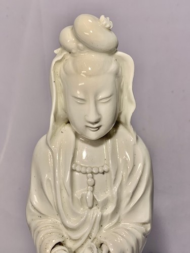 Chinese 19th Blanc De Chine Figure Of Guanyin - Picture 14 of 16