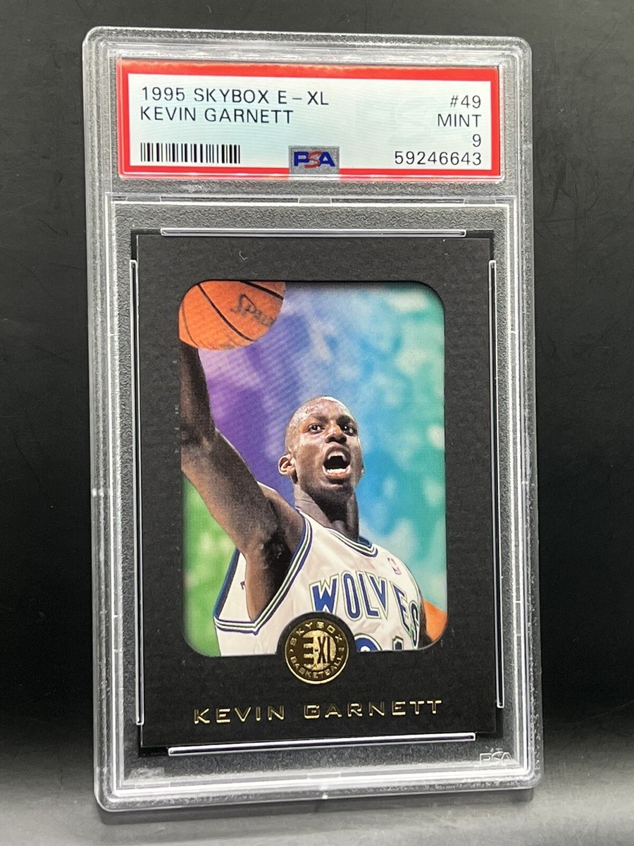 1995 SkyBox E-XL Kevin Garnett Rookie Card PSA 9 MINT Timberwolves 