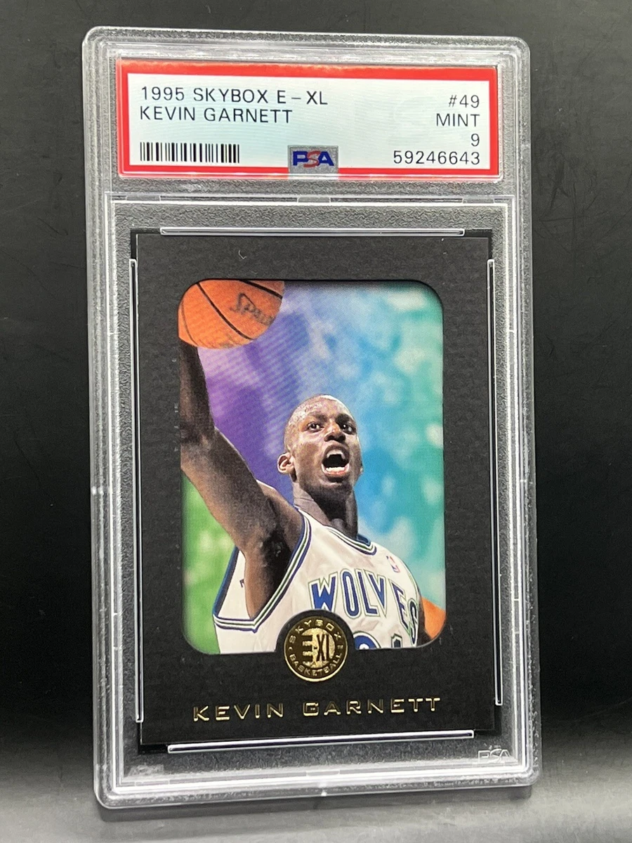 1995 SkyBox E-XL Kevin Garnett Rookie Card PSA 9 MINT Timberwolves 