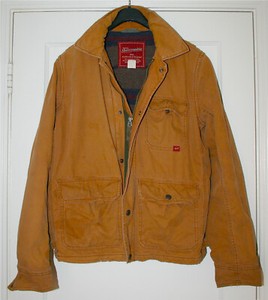 Abercrombie & fierce Rustic Distressed Cotton Canvas Field Jacket Brown