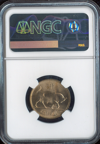1966 Ireland Shilling 1S NGC MS64 Quality - Picture 2 of 2