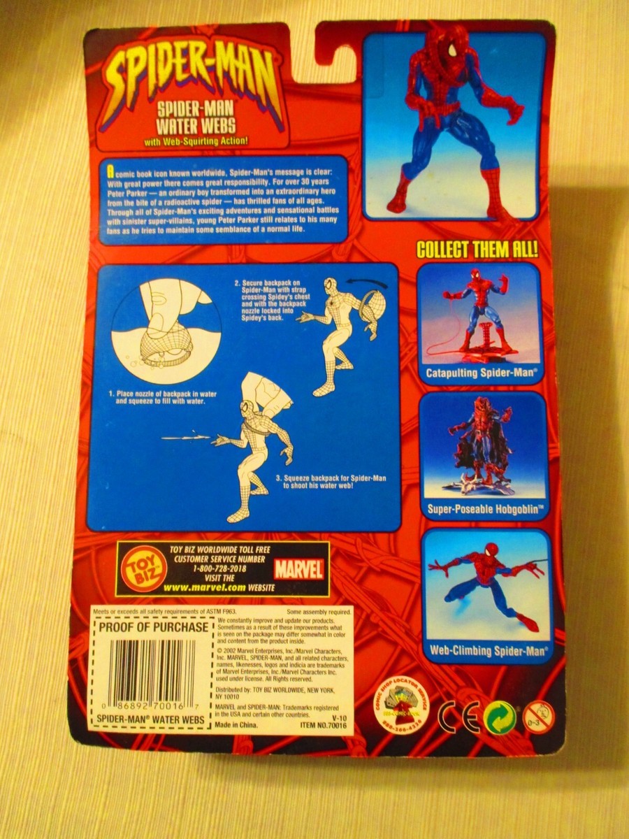 Spider-Man - Spider-Man Water Webs w/Web-Squirting Action