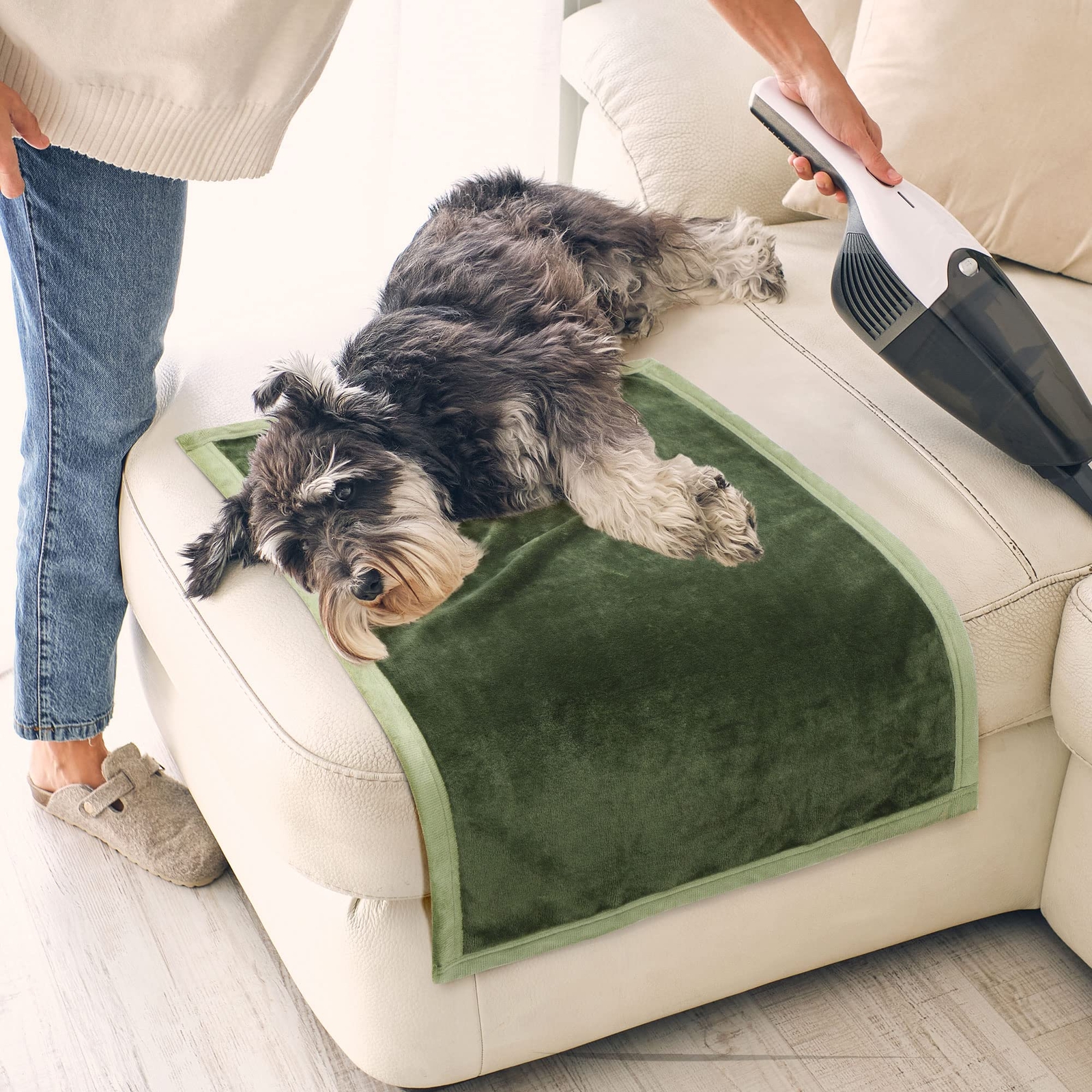 Dog Blanket Washable, Fleece Puppy Blankets Soft and Warm for Pets