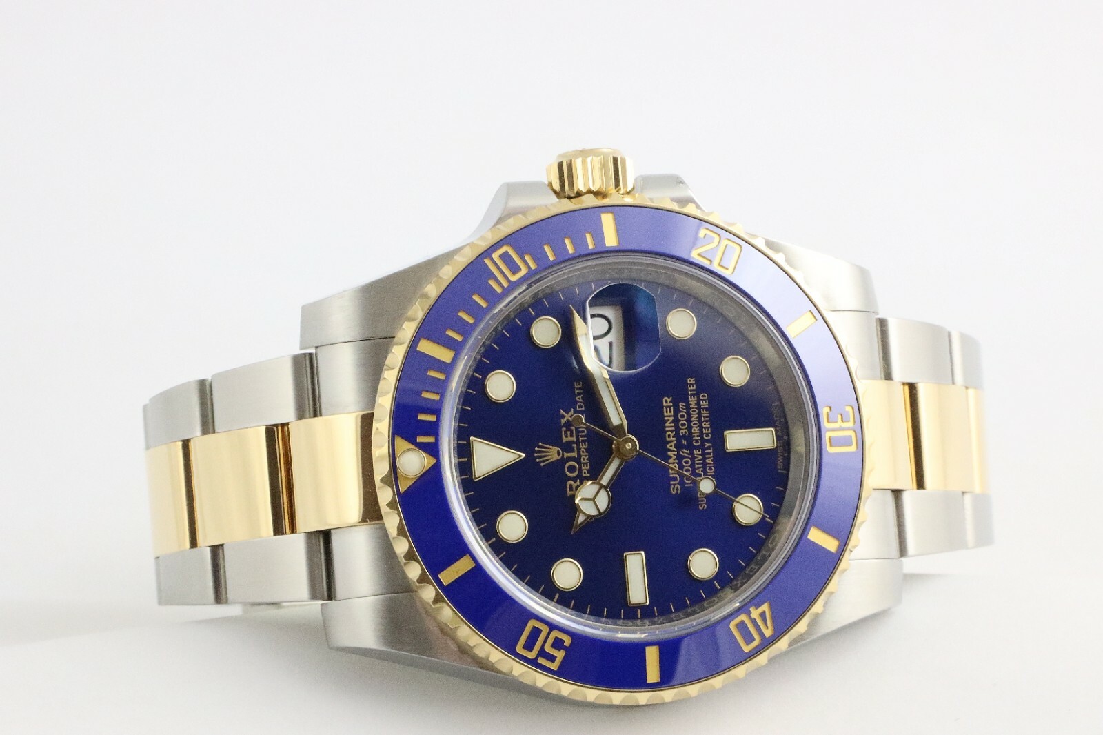 Bild 2 - Rolex Submariner Date Stahl/Gold Blau Keramik 116613LB LC100 Dif22305 AVS18010 X