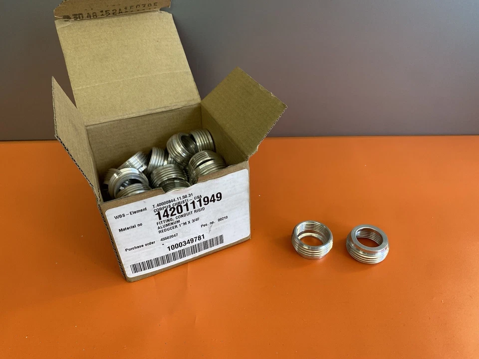 Thomas&Betts 1” a 3/4” reductor roscado, 1” rosca macho 603AL-TB cantidad 30  Foto 2 de 4