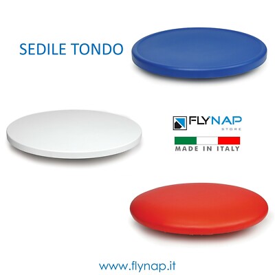 SEDILE SEDILI FONDELLO FONDELLI TONDI IMBOTTITO ECOPELLE PLASTICA COLORI  VARI | eBay