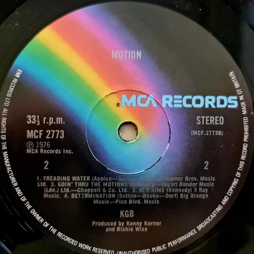KGB – Motion - Original 1976 Near Mint Rock Vinyl LP - Picture 4 of 4