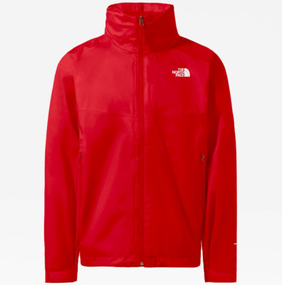 The North Face Herren Tetsu Regenjacke mit Kapuze / Rot / UVP 135£