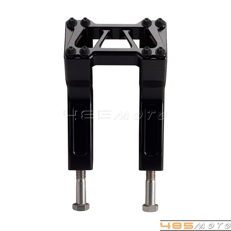 Club Style 1-1/8" Pullback Handlebar Riser For Harley XL Softail Dyna Road King