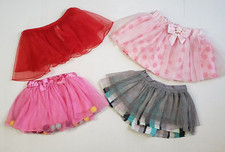Lot of 4 Toddler Baby Girl Tutu Skirts 12mo/2T 4pc Oshkosh Peppa Pig Carters